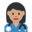 woman health worker, medium skin tone